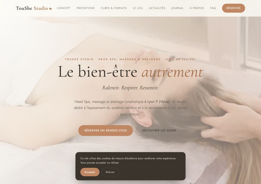Site de TouShe Studio